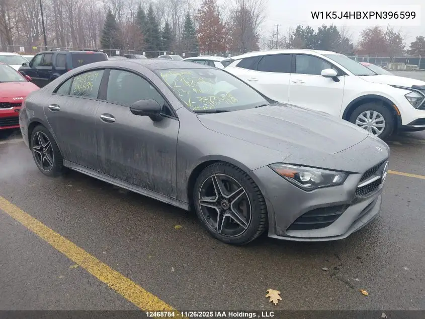 W1K5J4HBXPN396599 2023 Mercedes-Benz Cla 250 4Matic