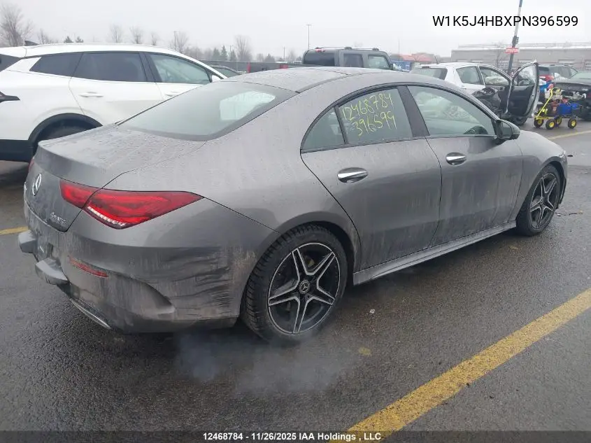 W1K5J4HBXPN396599 2023 Mercedes-Benz Cla 250 4Matic