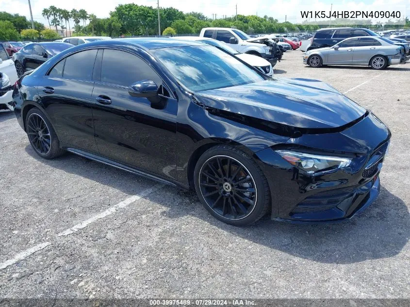 W1K5J4HB2PN409040 2023 Mercedes-Benz Cla 250 Coupe 250 4Matic