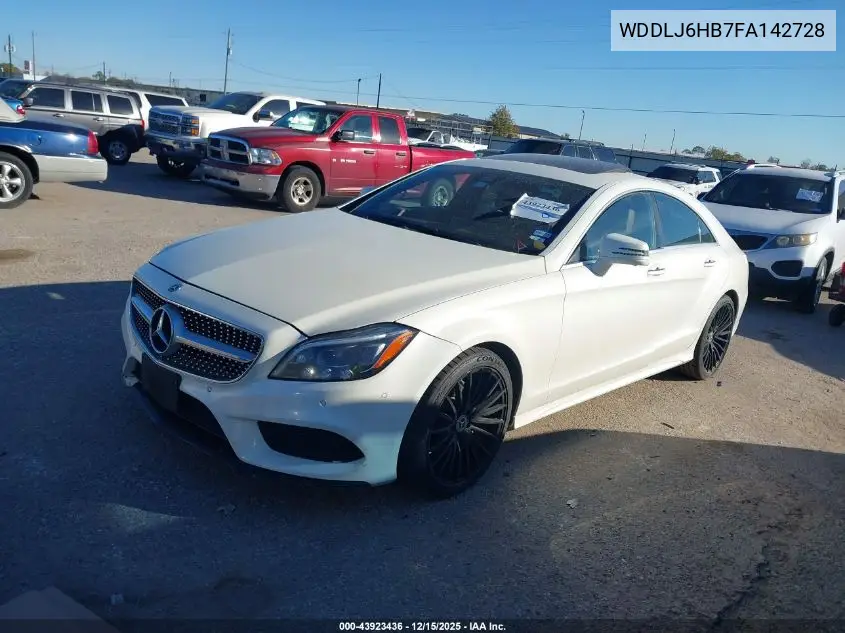 WDDLJ6HB7FA142728 2015 Mercedes-Benz Cls 400 4Matic