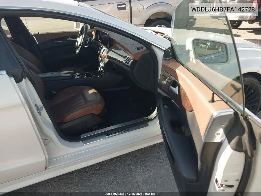 WDDLJ6HB7FA142728 2015 Mercedes-Benz Cls 400 4Matic