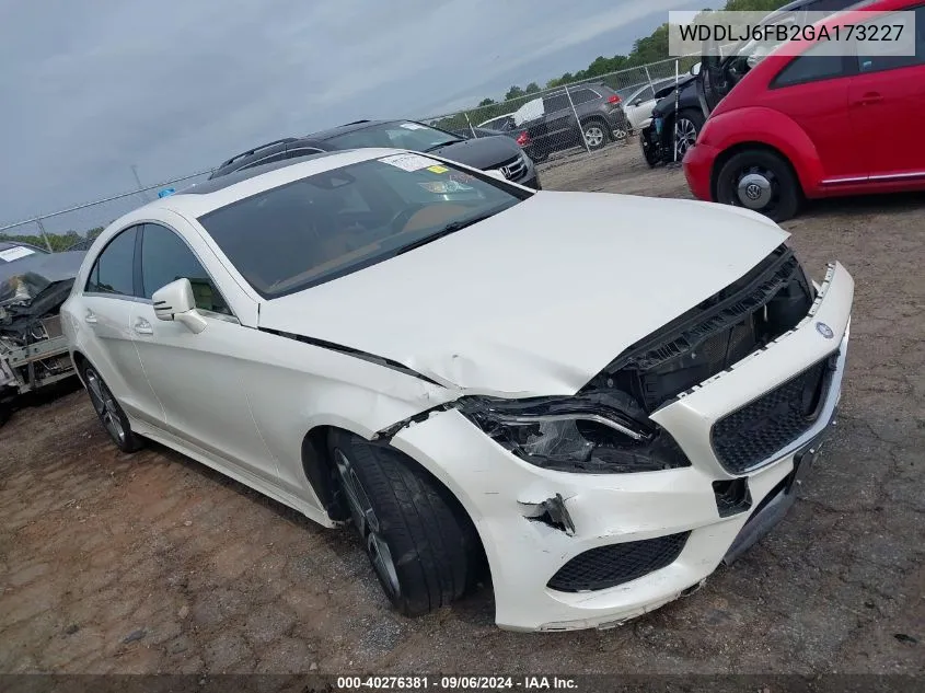 WDDLJ6FB2GA173227 2016 Mercedes-Benz Cls 400