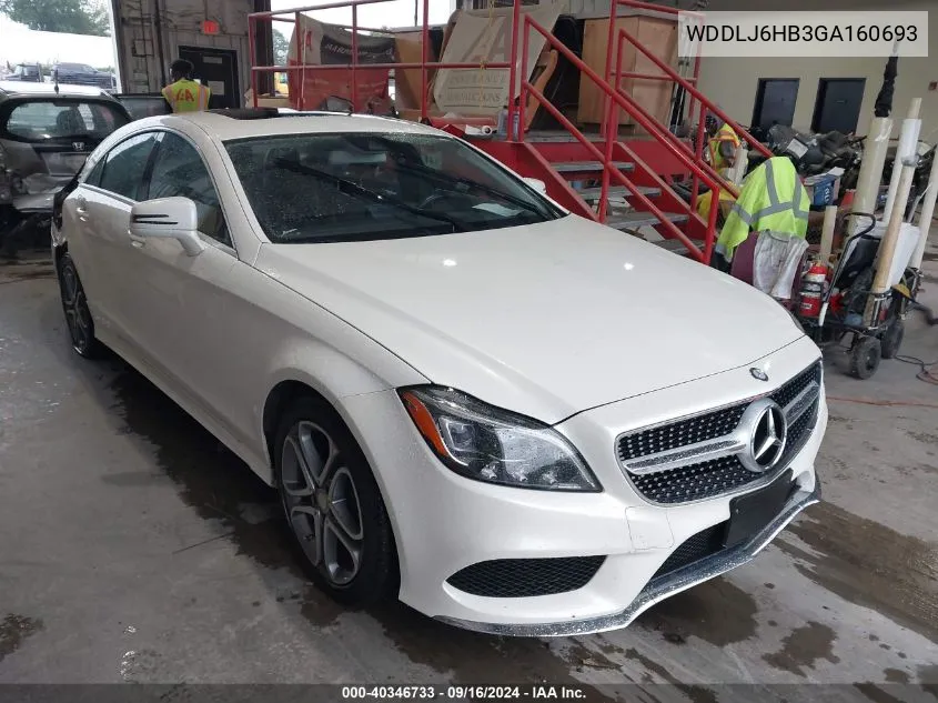 WDDLJ6HB3GA160693 2016 Mercedes-Benz Cls 400 4Matic