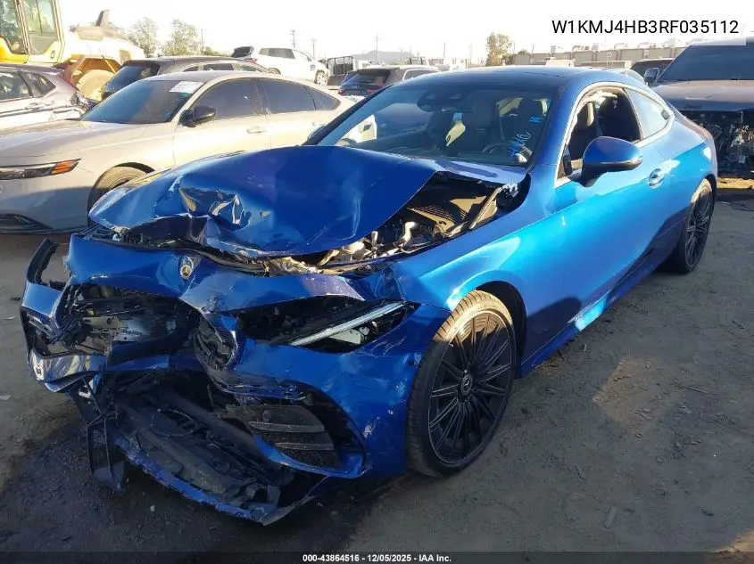 W1KMJ4HB3RF035112 2024 Mercedes-Benz Cle 300 4Matic