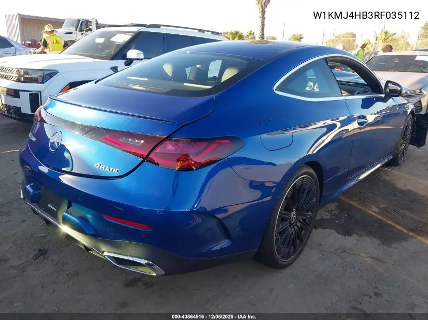 W1KMJ4HB3RF035112 2024 Mercedes-Benz Cle 300 4Matic