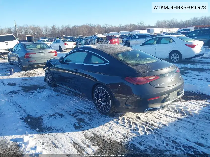 2025 Mercedes-Benz Cle 300 4Matic VIN: W1KMJ4HBXSF046923 Lot: 44260851