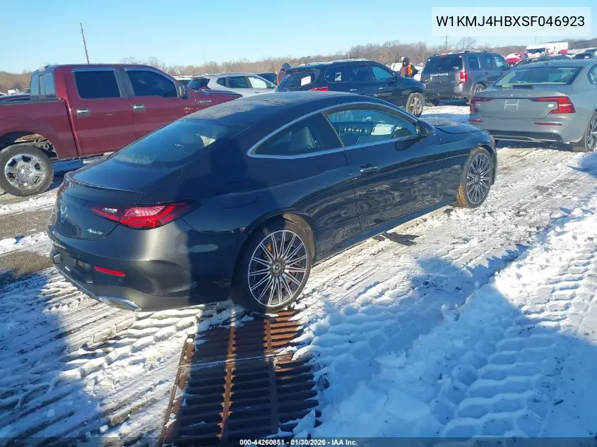 2025 Mercedes-Benz Cle 300 4Matic VIN: W1KMJ4HBXSF046923 Lot: 44260851
