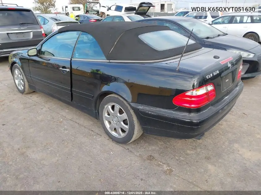 WDBLK65GXYT051630 2000 Mercedes-Benz Clk 320