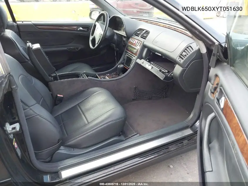 WDBLK65GXYT051630 2000 Mercedes-Benz Clk 320
