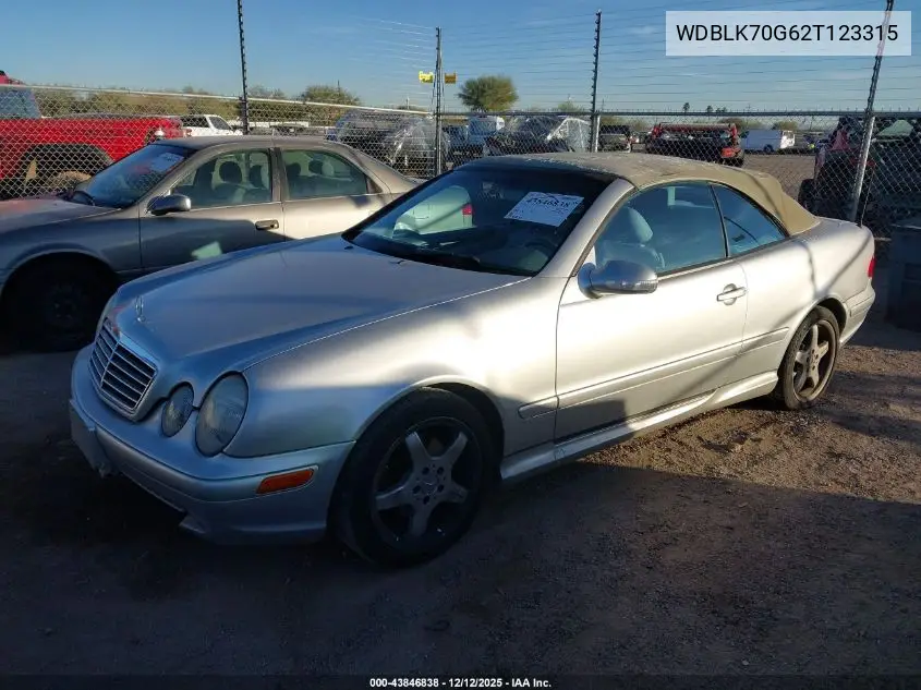 WDBLK70G62T123315 2002 Mercedes-Benz Clk 430