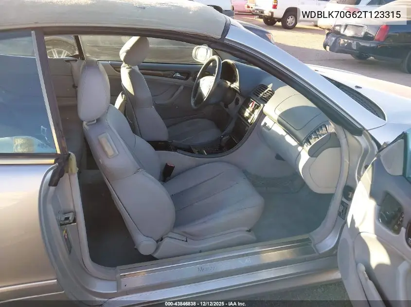 WDBLK70G62T123315 2002 Mercedes-Benz Clk 430