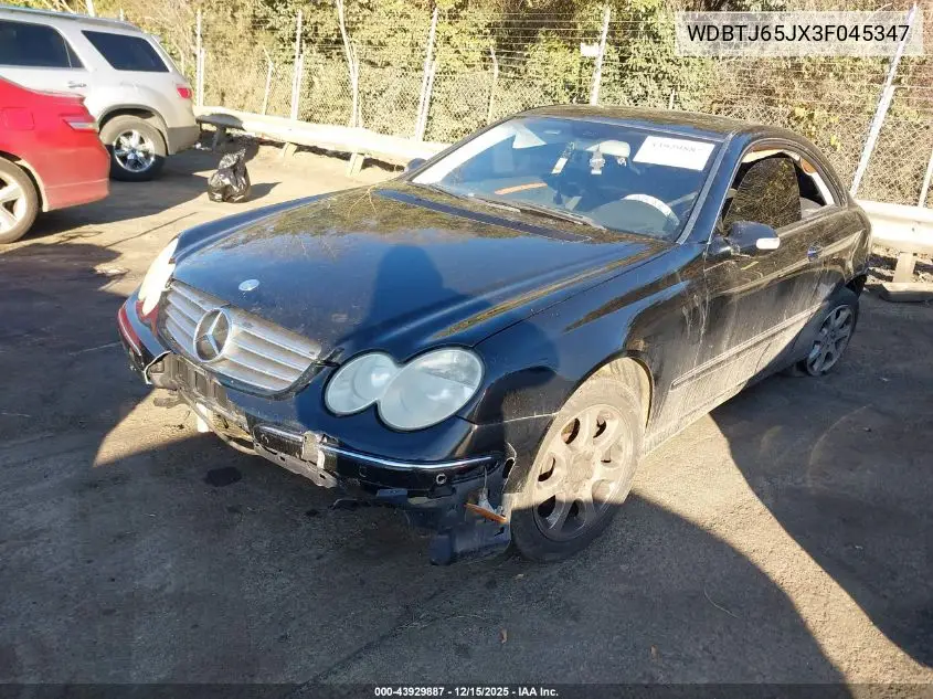 WDBTJ65JX3F045347 2003 Mercedes-Benz Clk 320