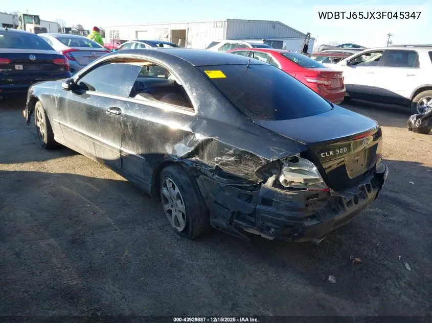 WDBTJ65JX3F045347 2003 Mercedes-Benz Clk 320
