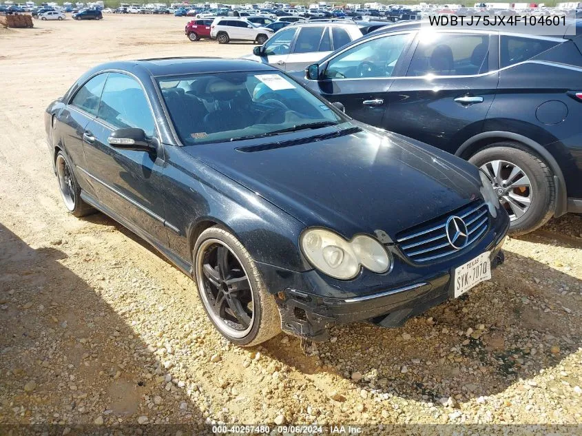 WDBTJ75JX4F104601 2004 Mercedes-Benz Clk 500