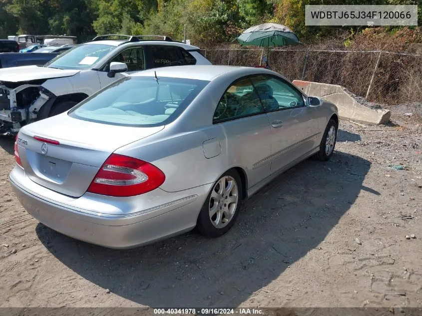 WDBTJ65J34F120066 2004 Mercedes-Benz Clk 320