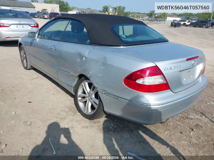 WDBTK56G46T057560 2006 Mercedes-Benz Clk 350