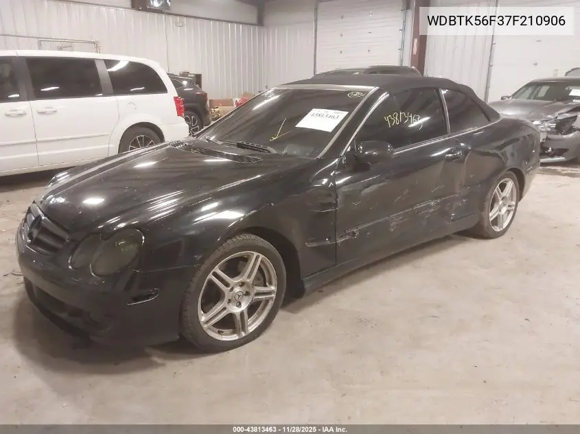 WDBTK56F37F210906 2007 Mercedes-Benz Clk 350