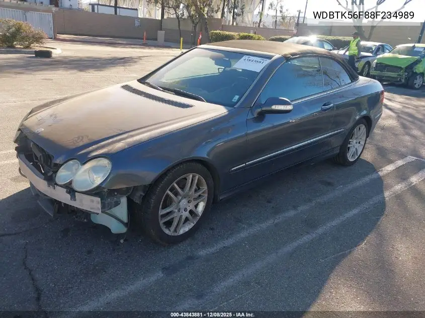 WDBTK56F88F234989 2008 Mercedes-Benz Clk 350