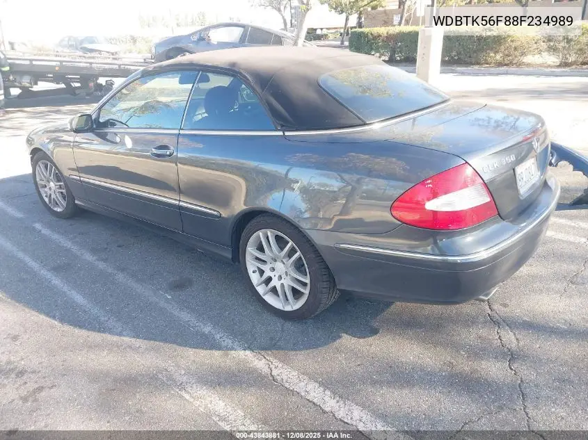 WDBTK56F88F234989 2008 Mercedes-Benz Clk 350