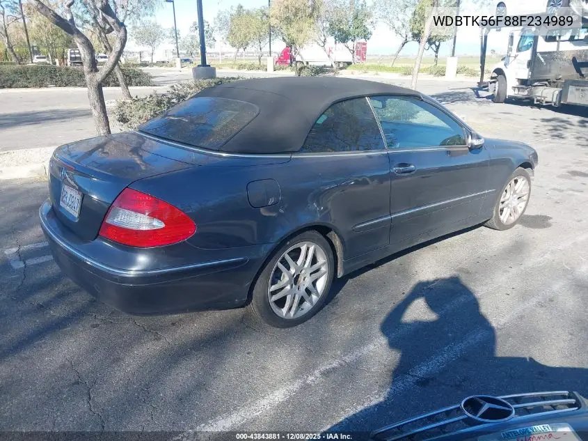 WDBTK56F88F234989 2008 Mercedes-Benz Clk 350