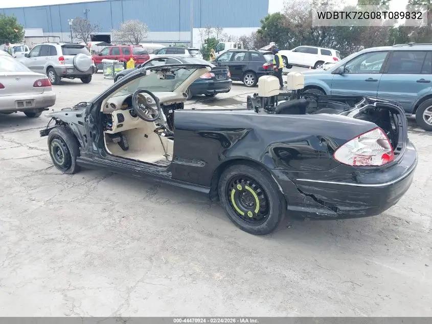 WDBTK72G08T089832 2008 Mercedes-Benz Clk 550