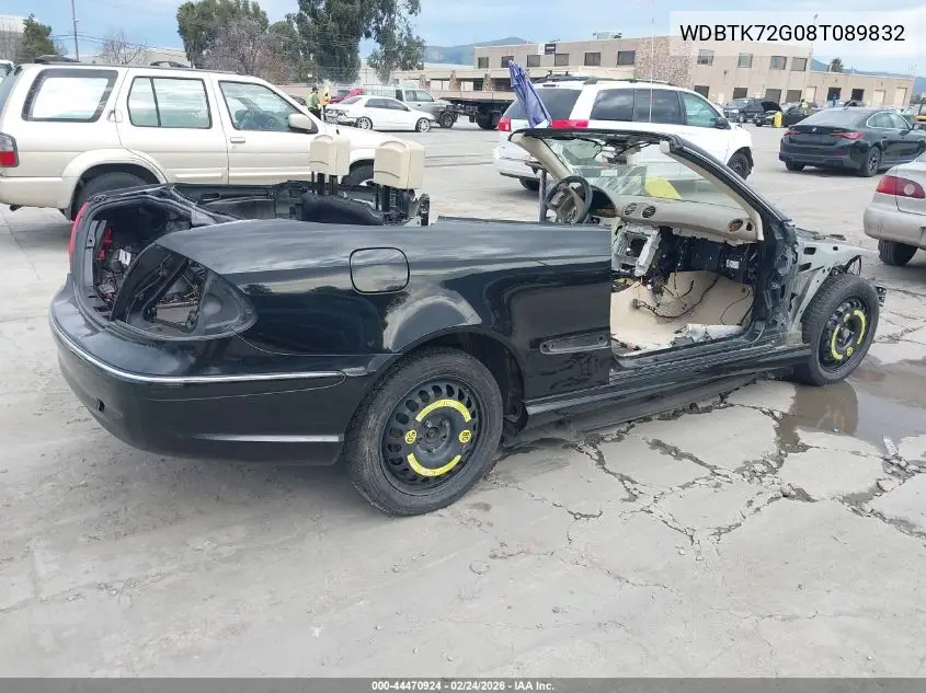 WDBTK72G08T089832 2008 Mercedes-Benz Clk 550