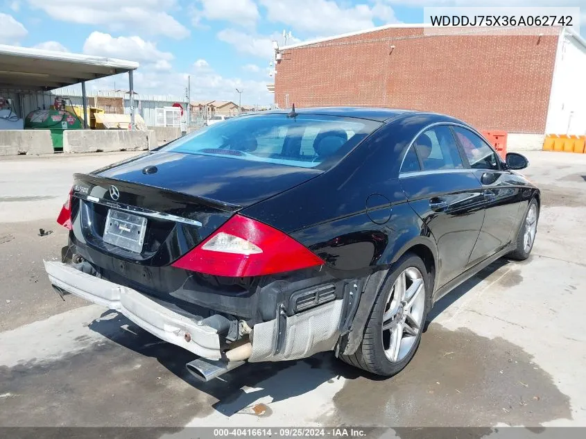 WDDDJ75X36A062742 2006 Mercedes-Benz Cls 500