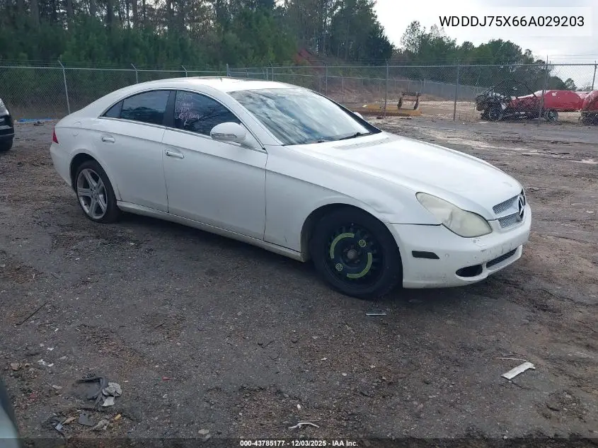 WDDDJ75X66A029203 2006 Mercedes-Benz Cls 500