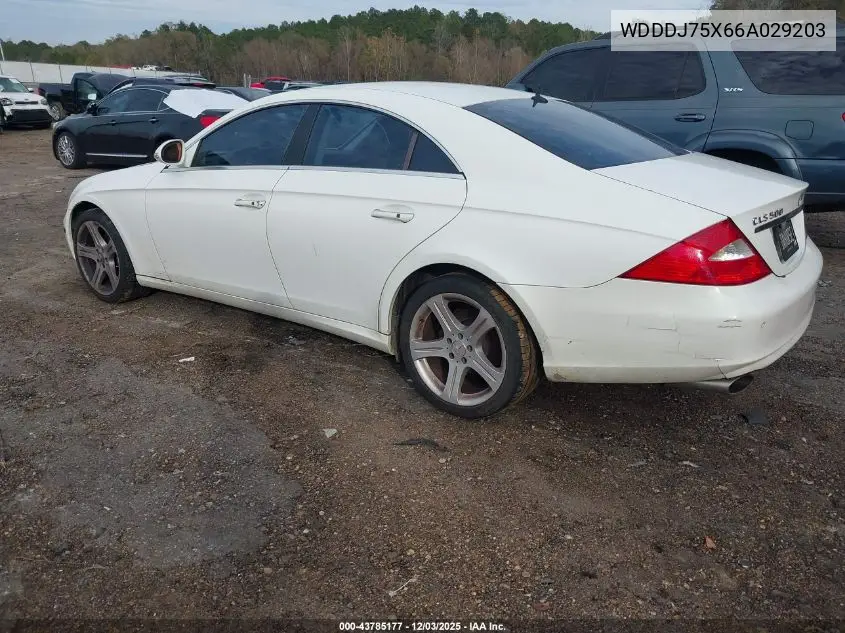 WDDDJ75X66A029203 2006 Mercedes-Benz Cls 500