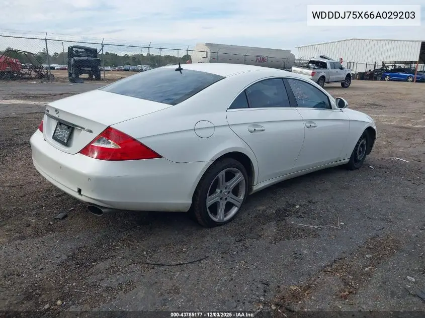 WDDDJ75X66A029203 2006 Mercedes-Benz Cls 500