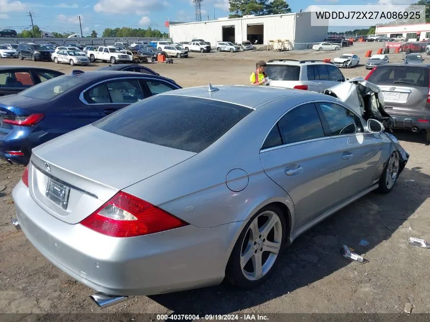 WDDDJ72X27A086925 2007 Mercedes-Benz Cls 550