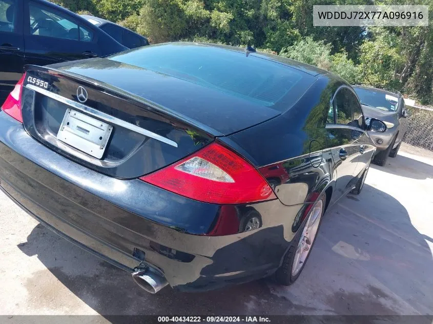 WDDDJ72X77A096916 2007 Mercedes-Benz Cls 550