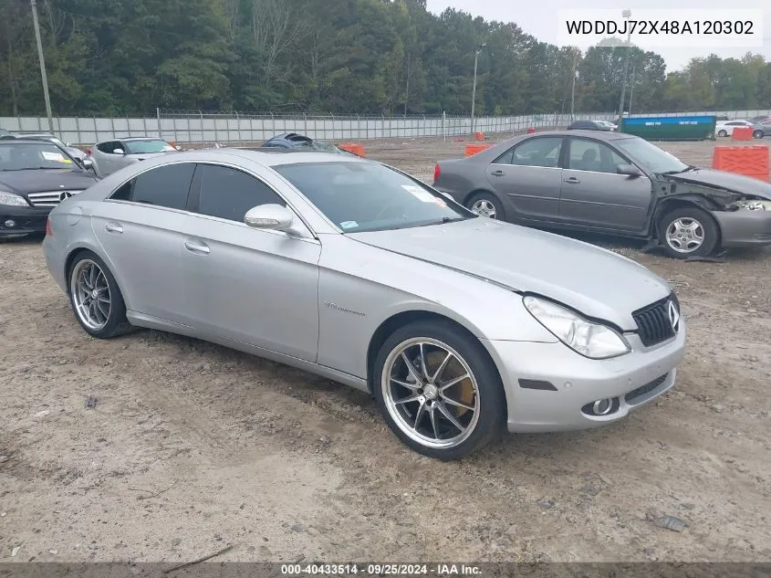 WDDDJ72X48A120302 2008 Mercedes-Benz Cls 550