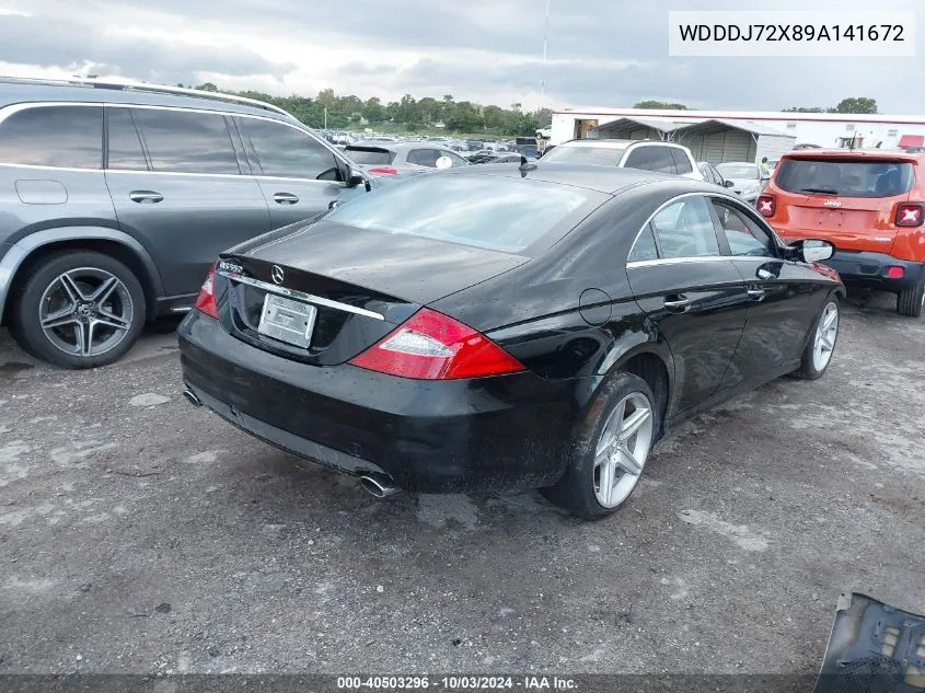 WDDDJ72X89A141672 2009 Mercedes-Benz Cls 550