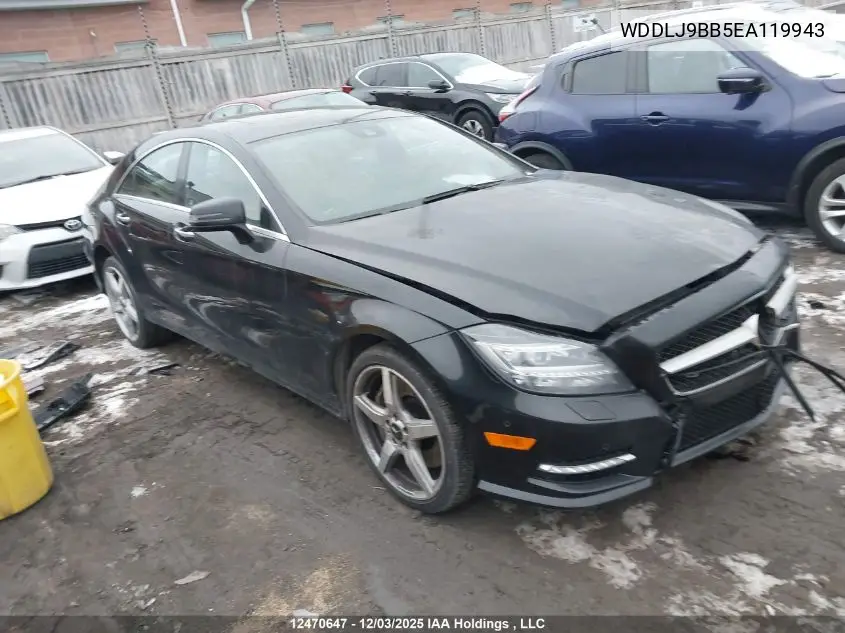 WDDLJ9BB5EA119943 2014 Mercedes-Benz Cls 550 4Matic