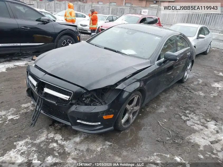 WDDLJ9BB5EA119943 2014 Mercedes-Benz Cls 550 4Matic