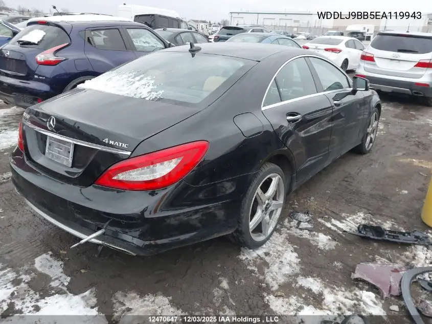 WDDLJ9BB5EA119943 2014 Mercedes-Benz Cls 550 4Matic