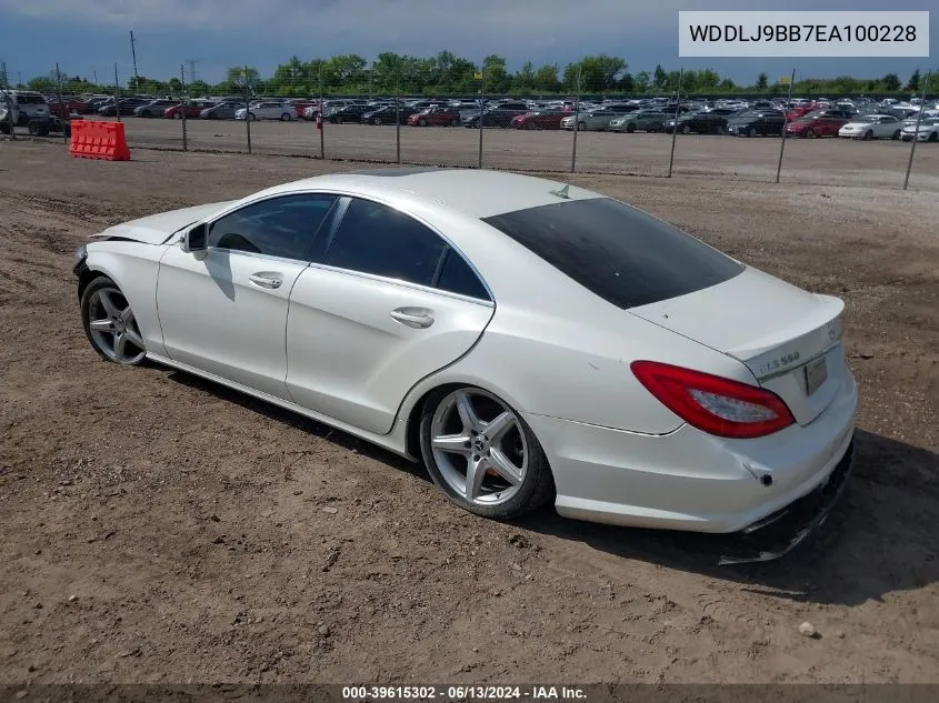 WDDLJ9BB7EA100228 2014 Mercedes-Benz Cls 550 4Matic