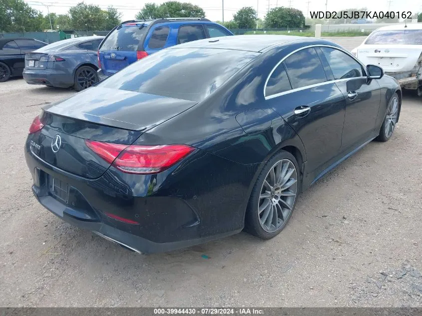 WDD2J5JB7KA040162 2019 Mercedes-Benz Cls 450