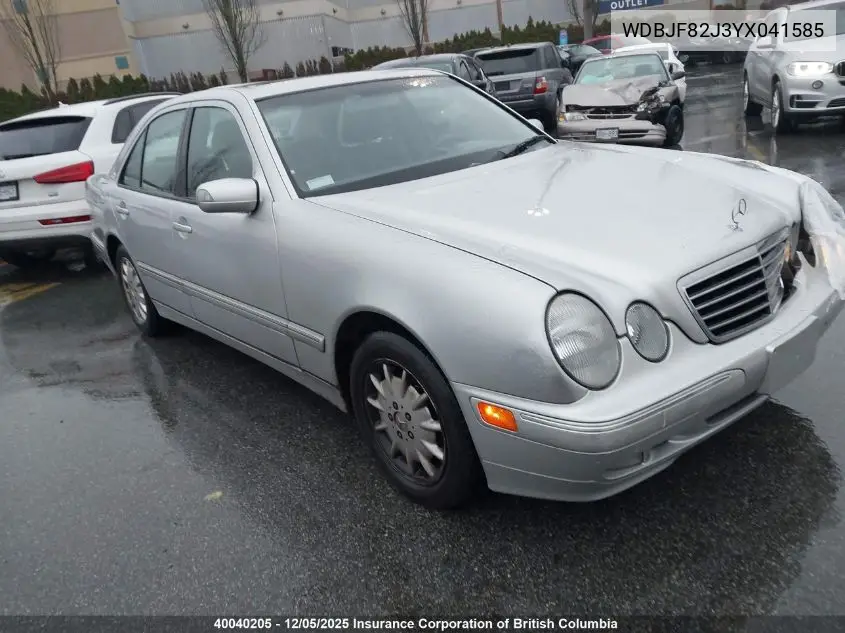 WDBJF82J3YX041585 2000 Mercedes-Benz E 320 4Matic