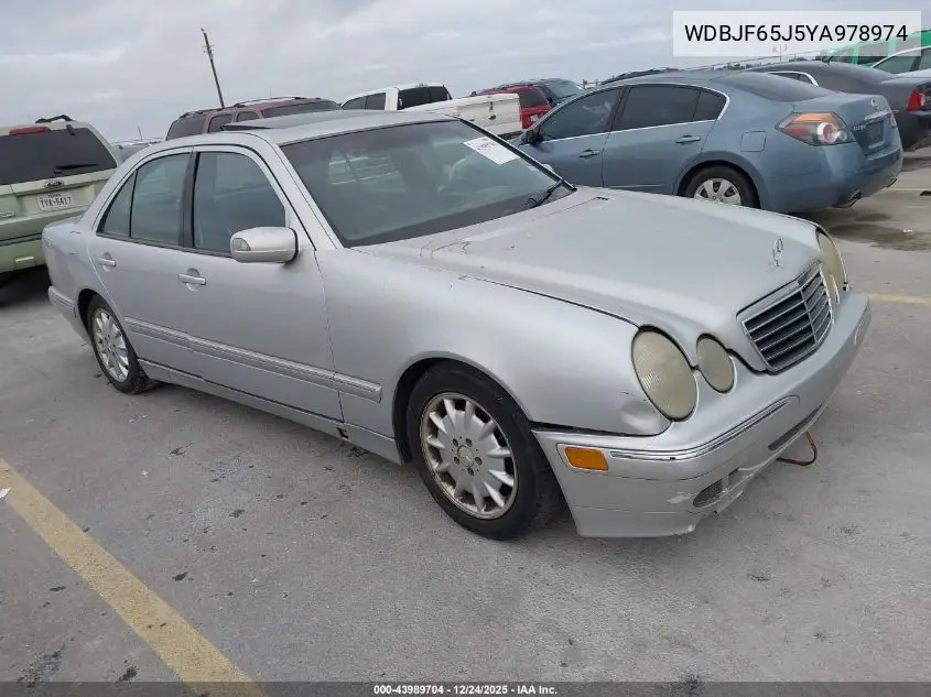 WDBJF65J5YA978974 2000 Mercedes-Benz E 320