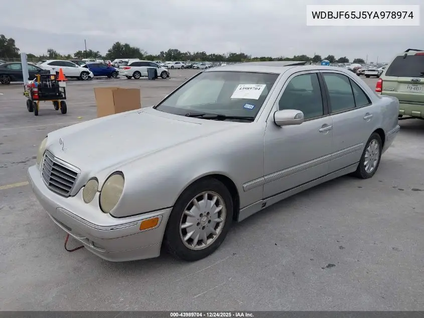 WDBJF65J5YA978974 2000 Mercedes-Benz E 320