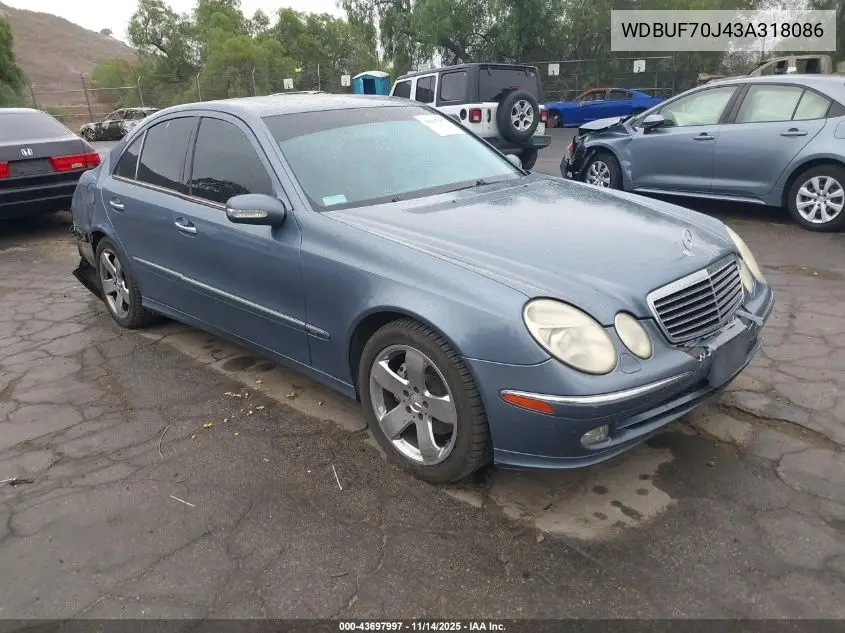 WDBUF70J43A318086 2003 Mercedes-Benz E 500