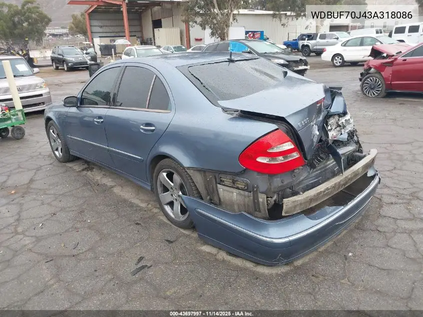 WDBUF70J43A318086 2003 Mercedes-Benz E 500