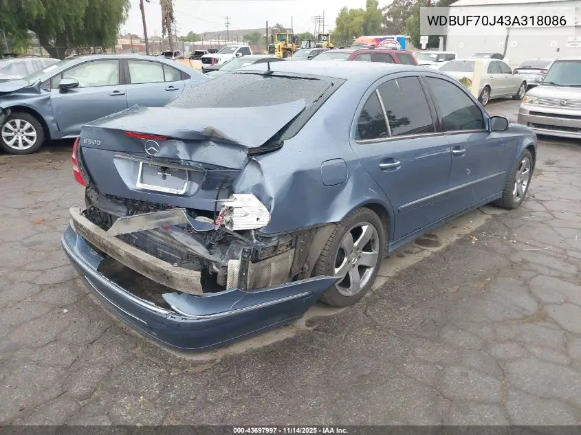 WDBUF70J43A318086 2003 Mercedes-Benz E 500