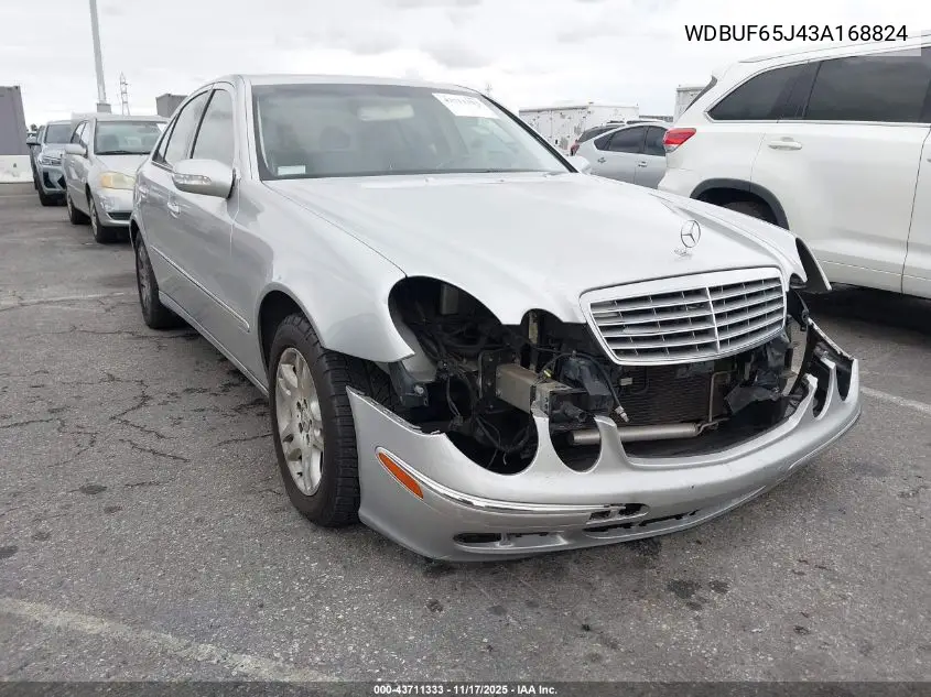 WDBUF65J43A168824 2003 Mercedes-Benz E 320