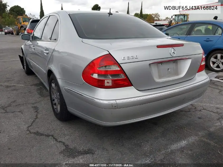 WDBUF65J43A168824 2003 Mercedes-Benz E 320