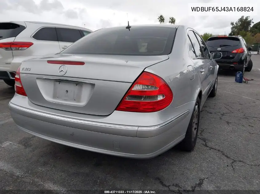 WDBUF65J43A168824 2003 Mercedes-Benz E 320