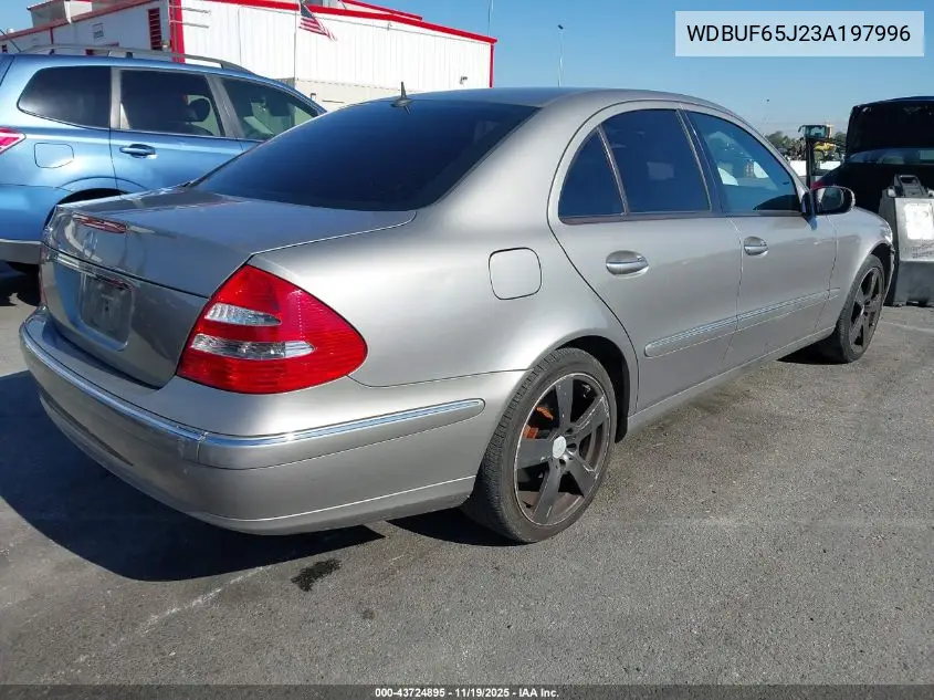 WDBUF65J23A197996 2003 Mercedes-Benz E 320