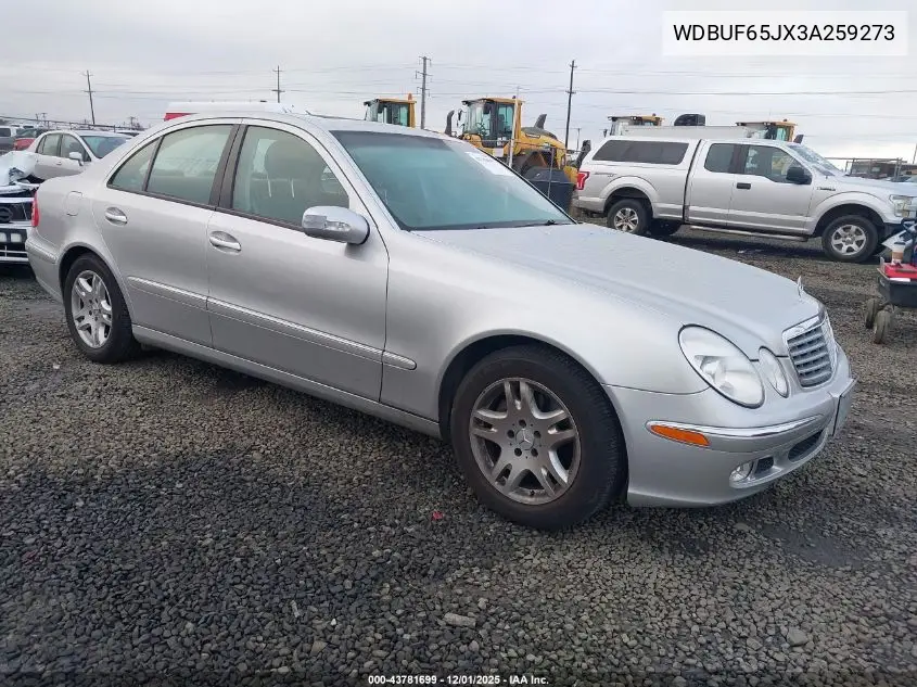 WDBUF65JX3A259273 2003 Mercedes-Benz E 320